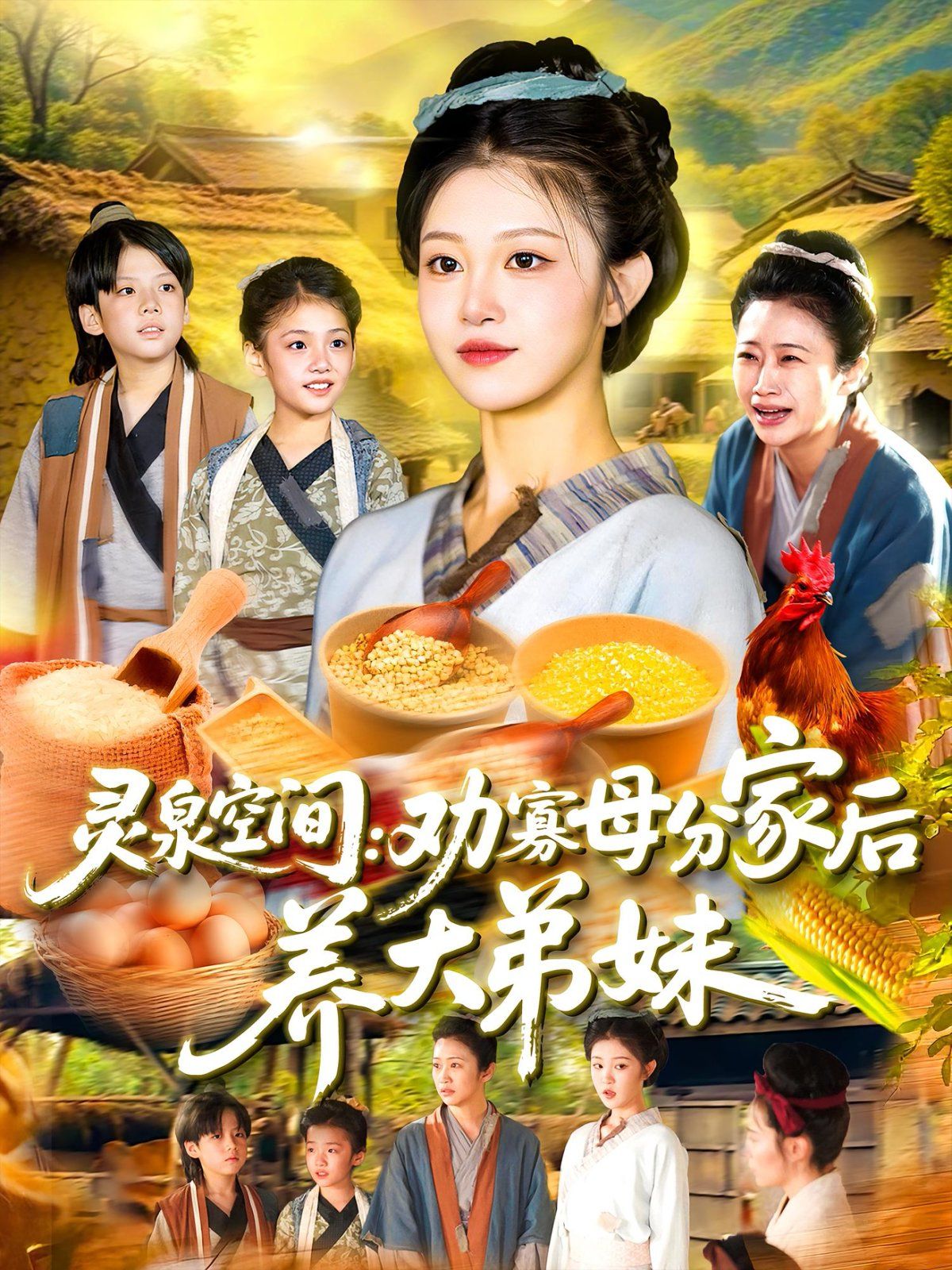 灵泉空间劝寡母分家后养大弟妹(全集)